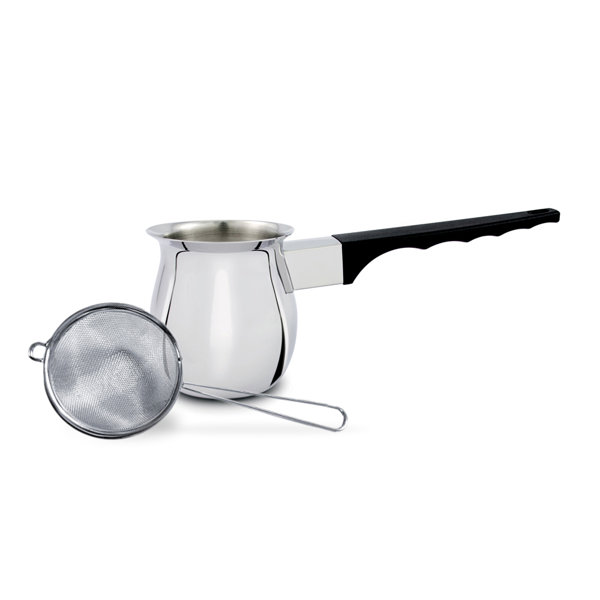 Cuisinox Chai Masala Stove Top Pot and Fine Mesh Strainer Set Wayfair